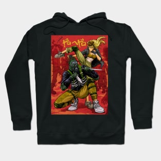 Dorohedoro Kaiman and Nikaido Hoodie